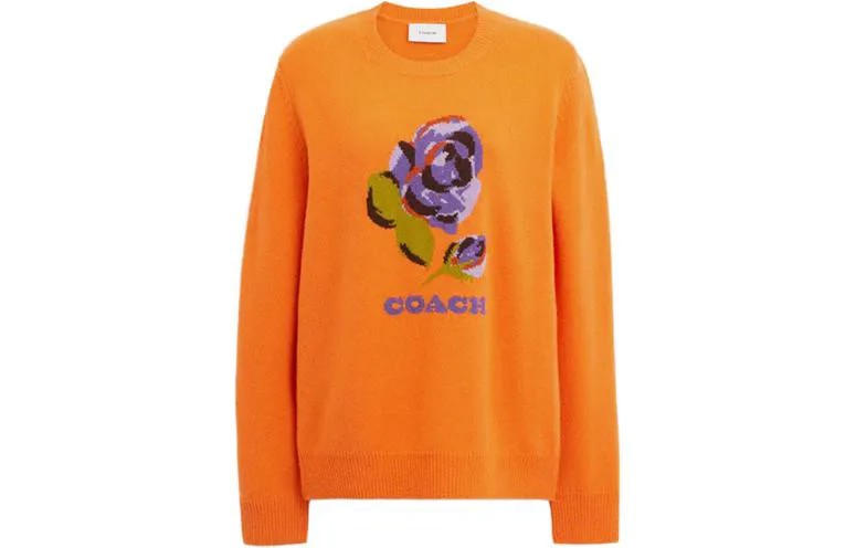 Свитер женский оранжевый Coach
