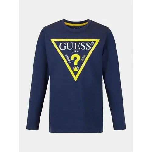 Лонгслив GUESS, размер 14Y [METY], синий