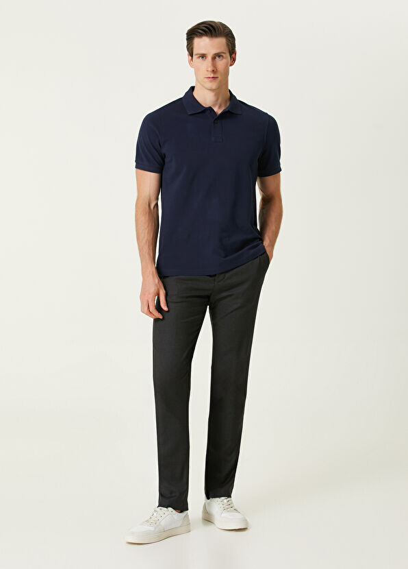 Шерстяные брюки Kiton, синий