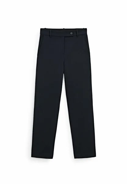 Брюки Straight-Fit Plain Massimo Dutti, цвет dark blue