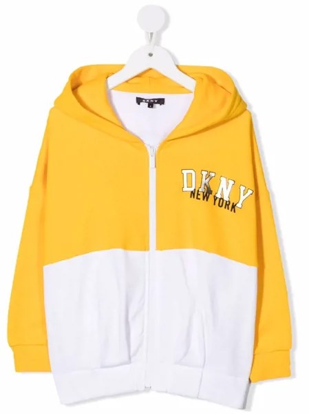 Dkny Kids худи на молнии с логотипом