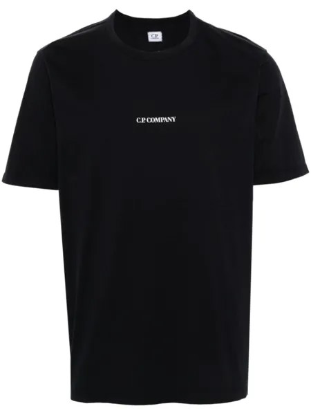 C.P. Company футболка с логотипом, синий