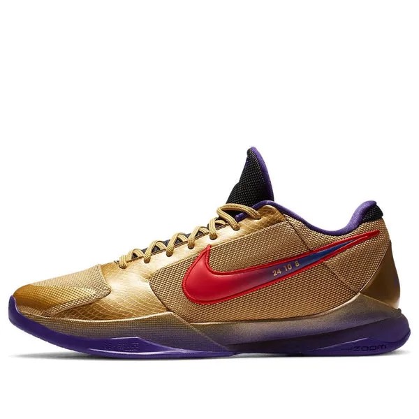 Кроссовки x undefeated zoom kobe 5 protro Nike, золотой