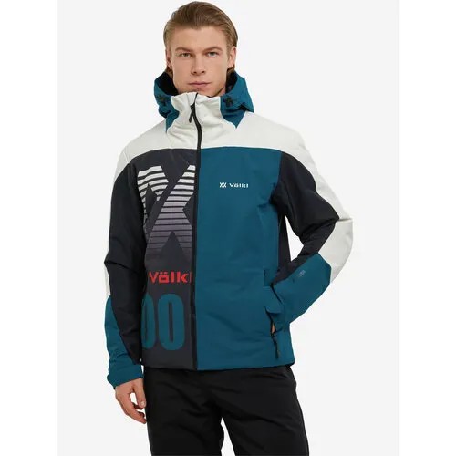 Куртка спортивная Volkl, размер 48, зеленый, черный