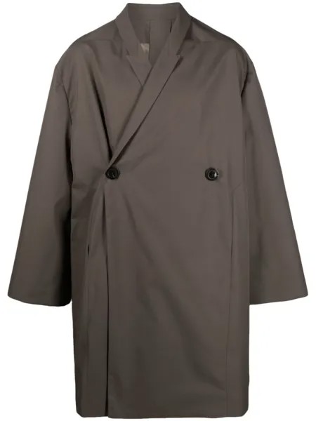 Rick Owens пальто Jumbo JMF с длинными рукавами, нейтральный цвет