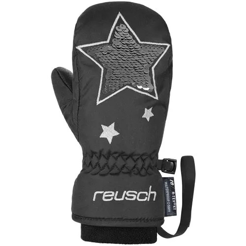 Варежки Reusch 2021-22 Halley R-Tex Xt Mitten Black/Silver (Inch (Дюйм):Ii)