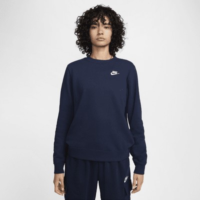 Толстовка Nike Sportswear Club Fleece, цвет Obsidian/White