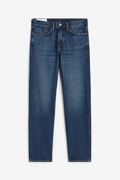 Джинсы H&M Relaxed, темно-синий