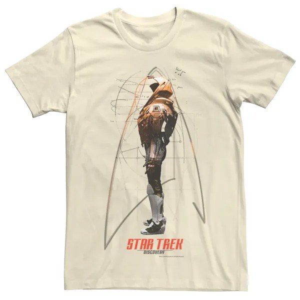 Мужская футболка с рисунком Star Trek Discovery The Suit Licensed Character