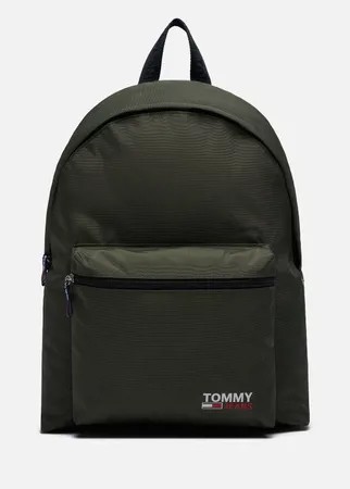 Рюкзак Tommy Jeans Campus Logo, цвет оливковый
