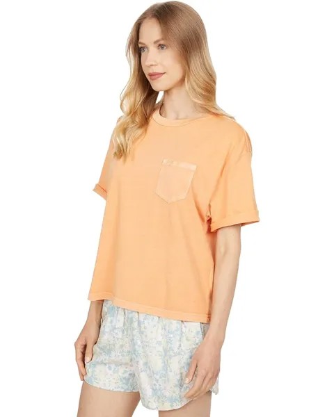Футболка RVCA PTC Roll It Short Sleeve Tee, цвет Burnt Coral