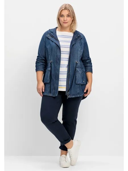 Джинсовая куртка sheego, цвет blue denim