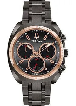 Японские наручные  мужские часы Bulova 98A158. Коллекция CURV