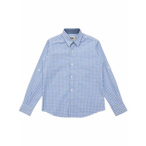Рубашка Y-CLU', размер 128, синий