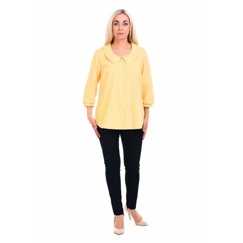Блуза Olsi, размер 48, желтый