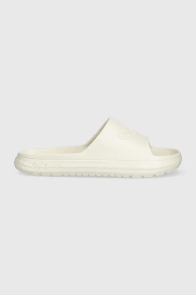 Шлепанцы BEACH SLIDE Pepe Jeans, белый