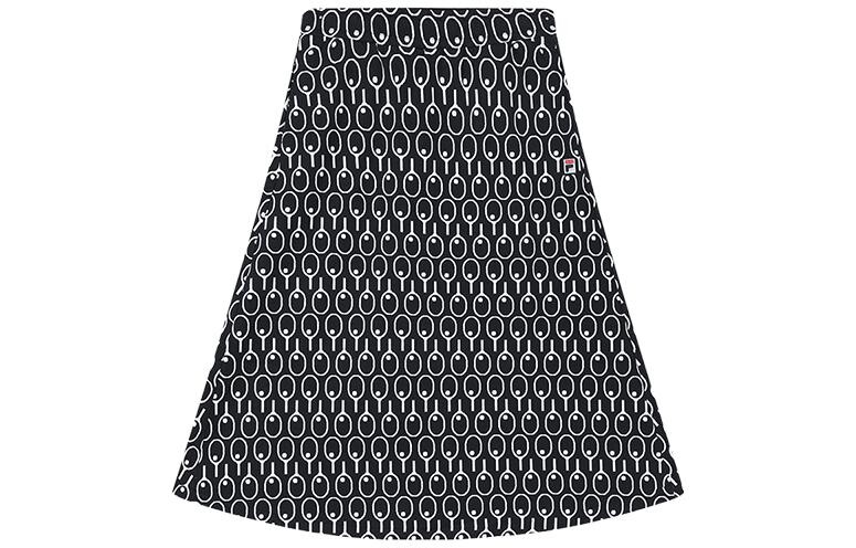 ФИЛА Женское трикотажное платье FILA, цвет Black