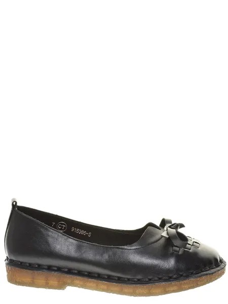 Туфли TOFA женские демисезонные, размер 36, цвет черный, артикул 915366-5