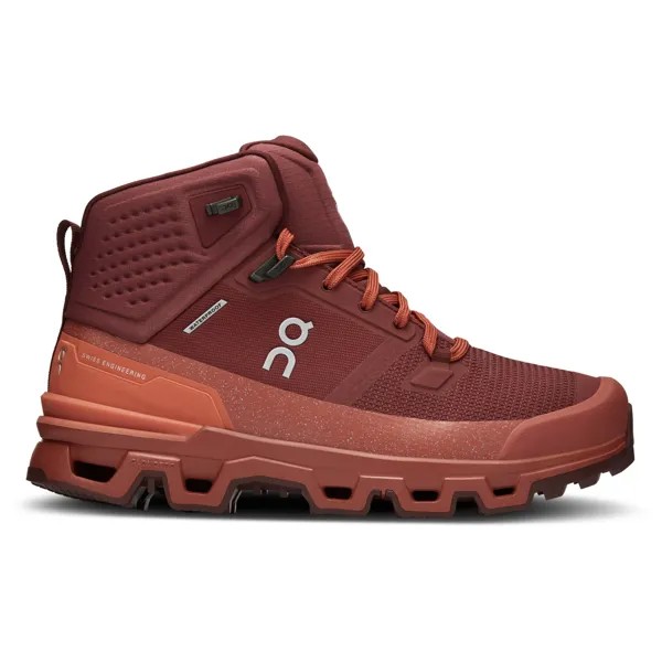 Ботинки для прогулки On Women's Cloudrock 2 Waterproof, цвет Beet/Auburn