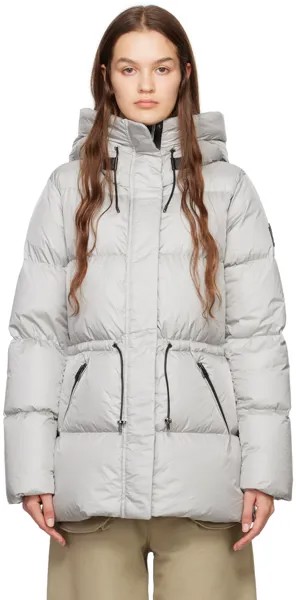 Серый пуховик Freya Mackage