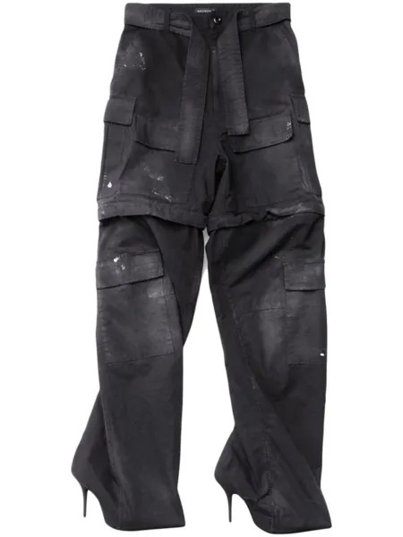 Balenciaga брюки карго Knife, черный