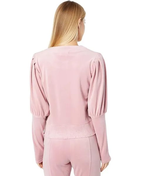 Куртка Juicy Couture Puff Sleeve Crop Jacket, цвет Blushing Pink