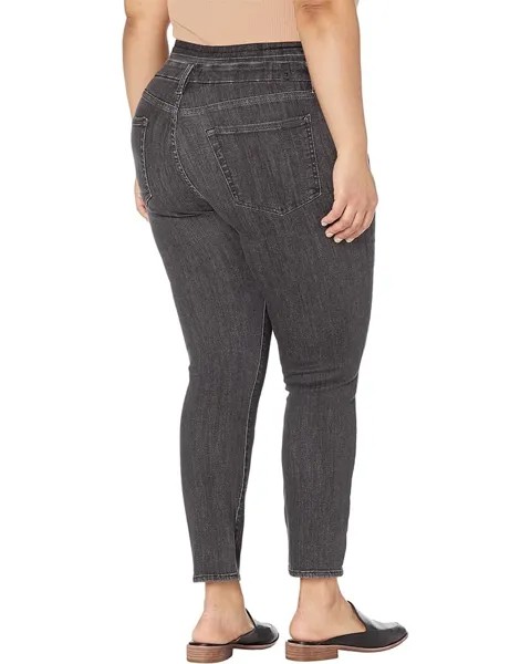 Джинсы 7 For All Mankind High-Waist Skinny Cumberbund Waistband in Trixie Black, цвет Trixie Black