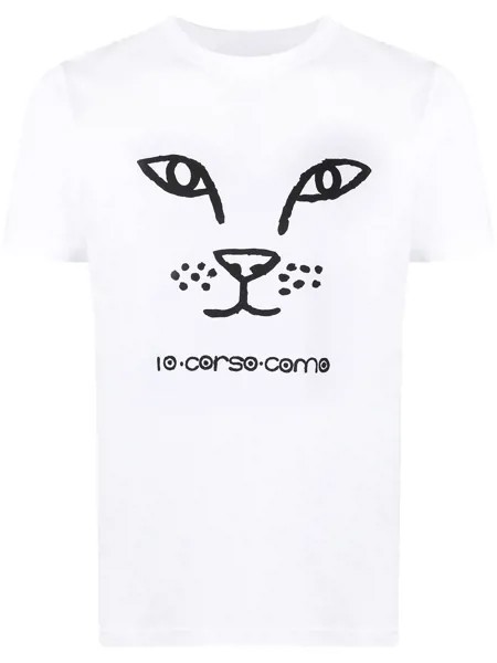 10 CORSO COMO футболка с короткими рукавами и графичным принтом