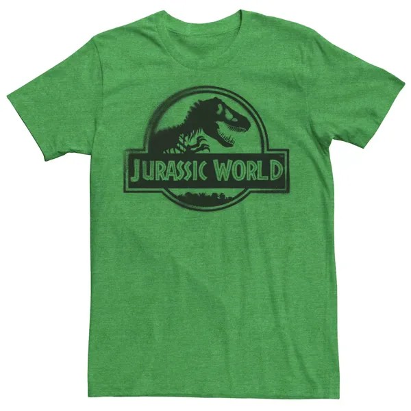 Мужская футболка Two Black с логотипом, нанесенным аэрозольной краской Jurassic World