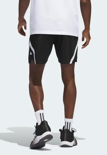Спортивные шорты Select adidas Performance, черно-белые