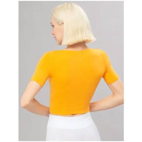 Топ Giulia CROP T-SHIRT размер L/XL, marigold (Оранжевый)