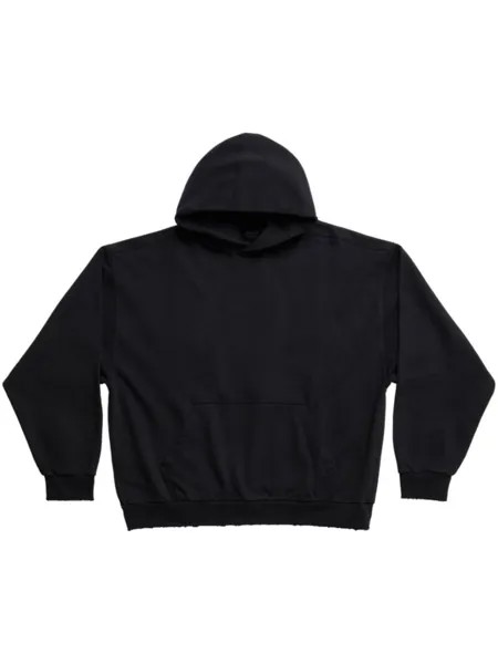 Balenciaga худи с логотипом, черный