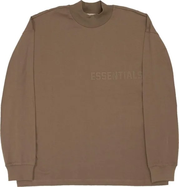 Лонгслив Fear of God Essentials Long-Sleeve Tee 'Wood', коричневый