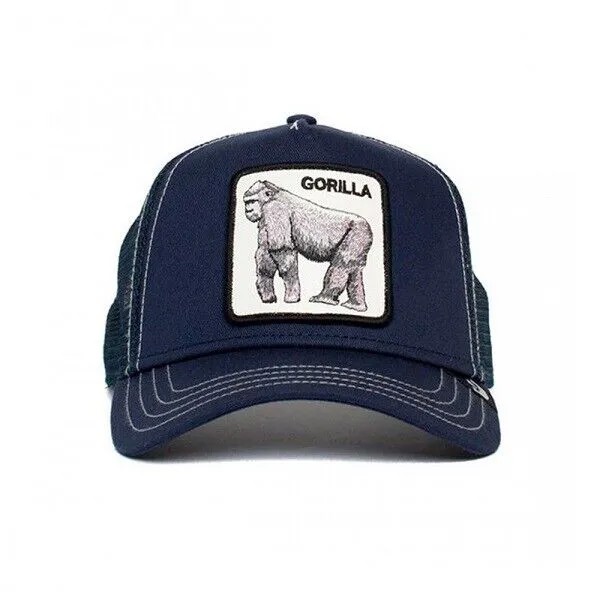 Шляпа Goorin Bros Animal Farm Trucker Hats Gorilla Blue Footballers