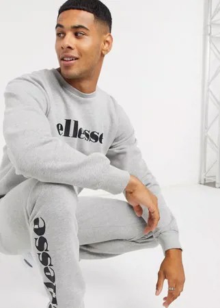 Серый костюм с джоггерами и свитшотом ellesse