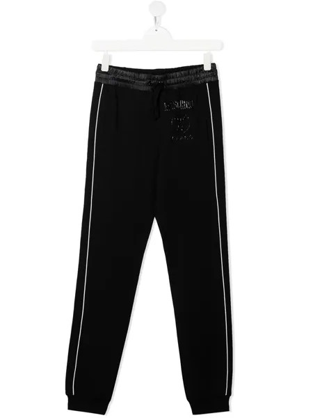 Moschino Kids спортивные брюки с логотипом