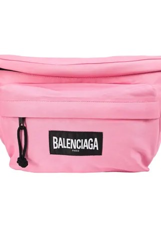 Розовая поясная сумка Oversized XXL
