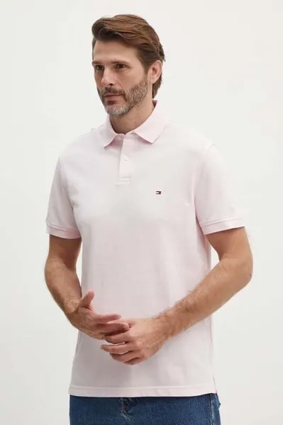 Поло Tommy Hilfiger, розовый