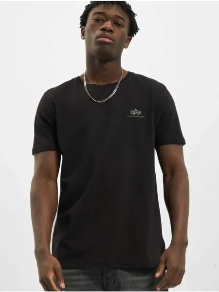 Футболка Alpha Industries, цвет black reflective