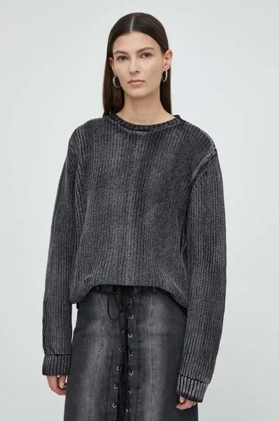 Хлопковый свитер AtlasRS Knit Pullover Unisex Resume, черный