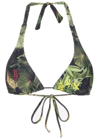 Lygia & Nanny printed bikini top