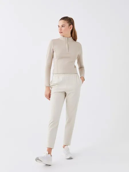 Однотонные женские спортивные штаны стандартного кроя LCW Active