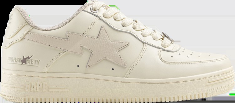 Кроссовки Highsnobiety x Bapesta 'Daily Essentials', кремовый