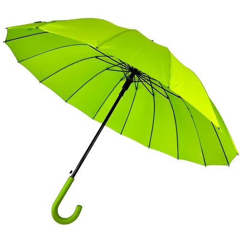 Зонт, зонт трость, женский, взрослый, для девочки, яркий / желтый / большой купол /в чехле / 16 спиц / диаметр 103 см