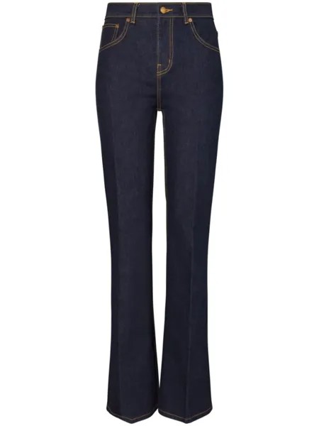 Джинсы bootcut Tory Burch, синий
