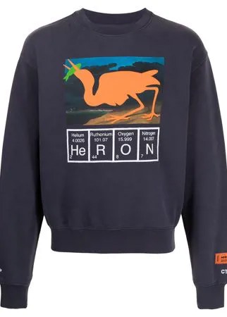 Heron Preston толстовка Periodic с логотипом