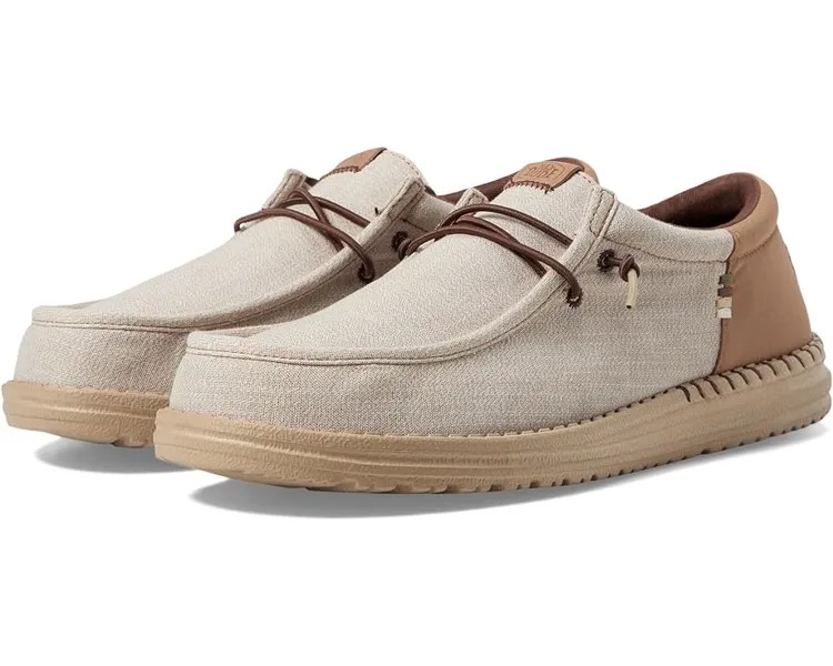 Лоферы Hey Dude Wally Funk Nylon Craft, цвет Tobacco Brown