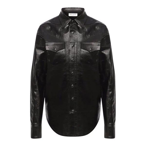 Хлопковая рубашка Saint Laurent