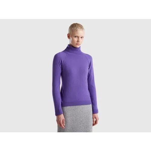 Водолазка UNITED COLORS OF BENETTON, размер S, фиолетовый