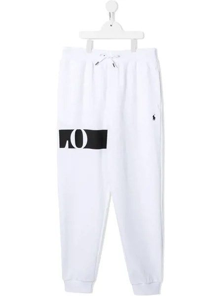 Ralph Lauren Kids спортивные брюки с графичным принтом